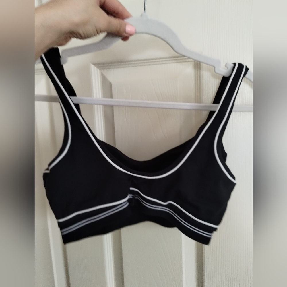 ALO Airbrush High Waist Black Leggings With Sports Bra Medium - Picture 6 of 10